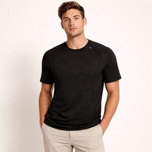 Lululemon Metal Vent Tech Shirt Black Silverescent Seamless Training Tee Men's L